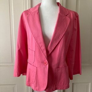 Three Pocket One Button Blazer